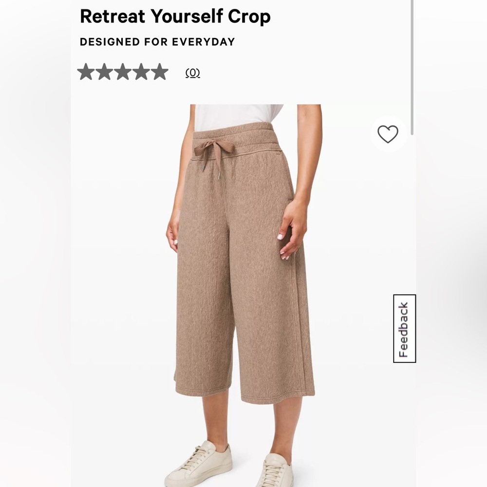 Retreat Yourself Tan Culotte Pants